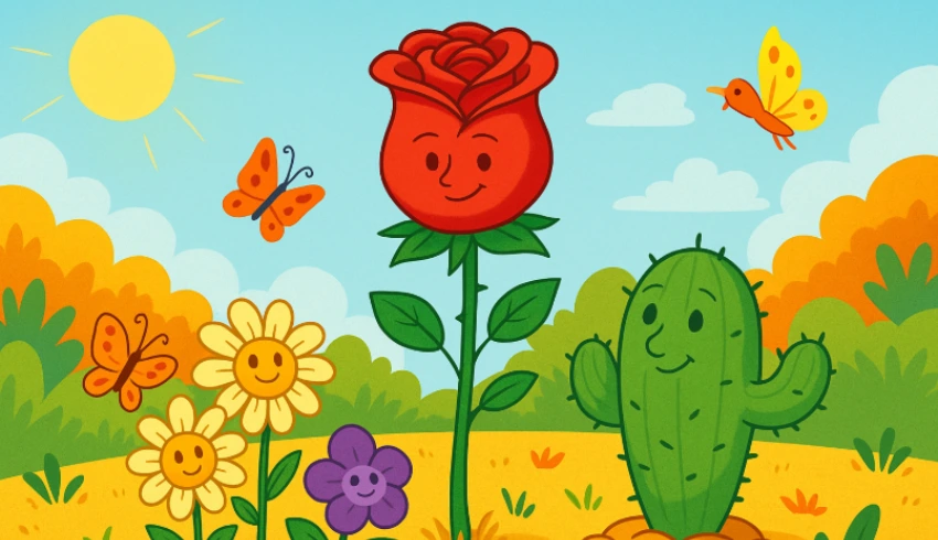 The Proud Red Rose