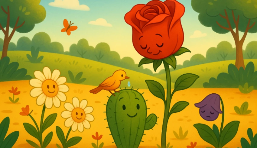 The Proud Red Rose